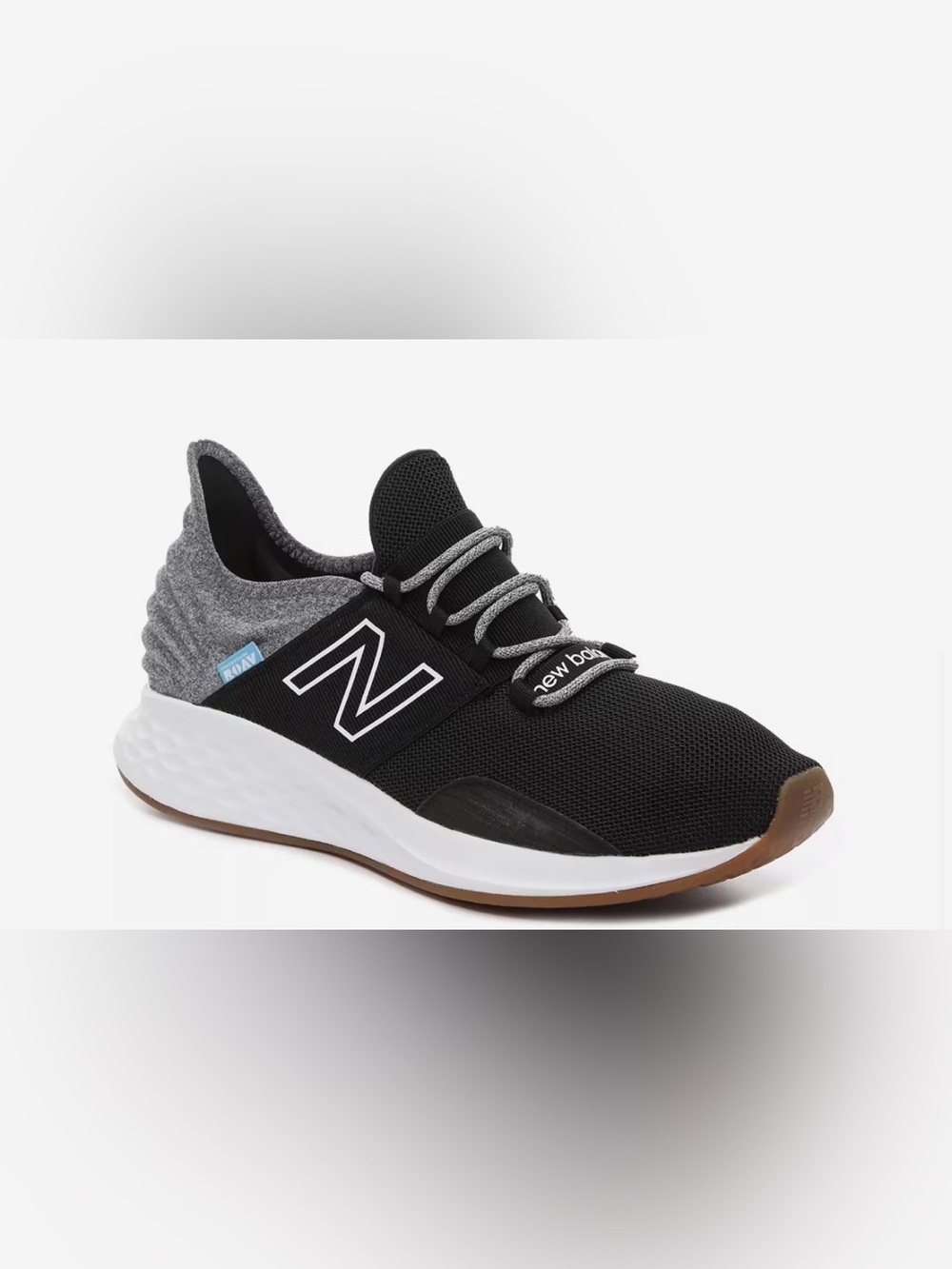 New Balance Fresh Foam Roav Women’s 7.5 Black Gray Gum Running Shoes